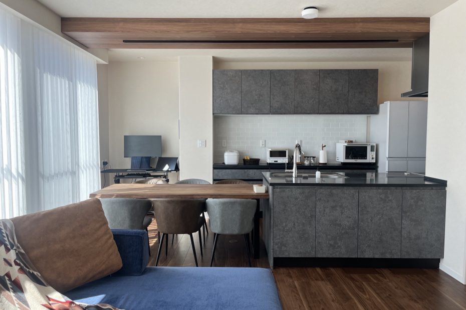 ブルックリン×西海岸テイストのリビング・ダイニング